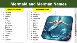 Mermaid and Merman Names