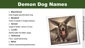 Demon Dog Names